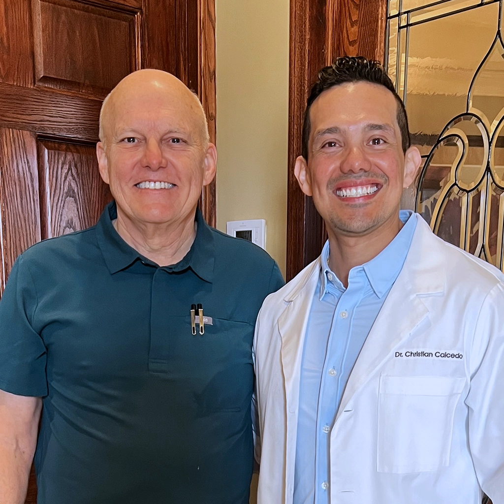 Dr. Edwin Schlesinger and Dr. Chris Caicedo
