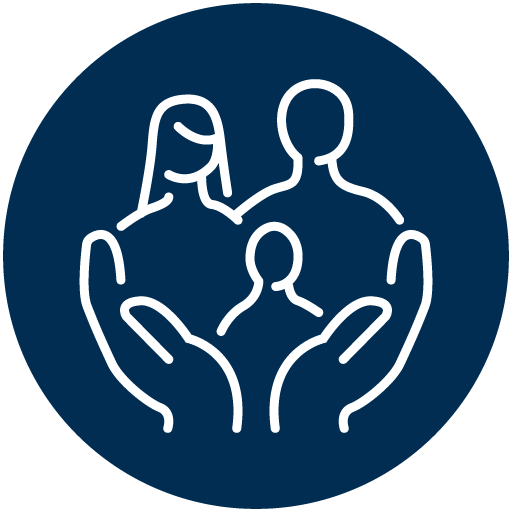 Family dental icon symbolizing family-friendly practice